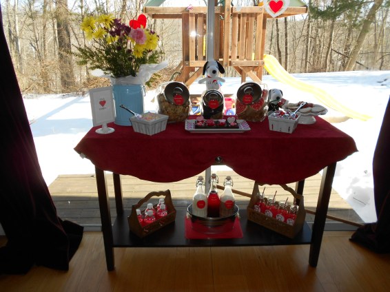 Inspiration Senses - Snoopy Valentine's Day with Cookies and Milk