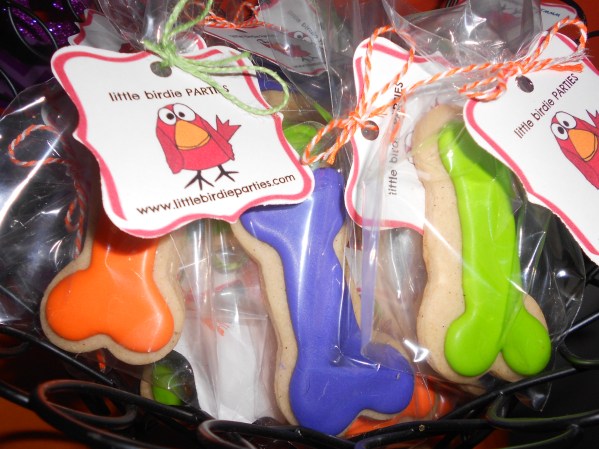 Scooby Doo Halloween Party - Bone Cookies by Little Birdie Parties