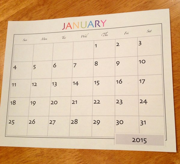 Inspiration Senses - Calendar 2015