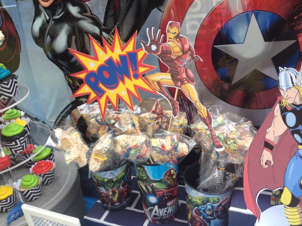 Avengers Birthday Party treats