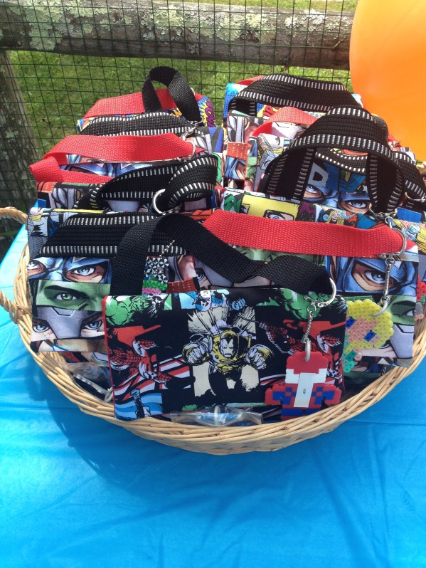 Avengers Birthday Party - Favors Basket