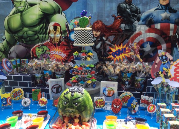 Marvel's Avengers Birthday Party Sweets