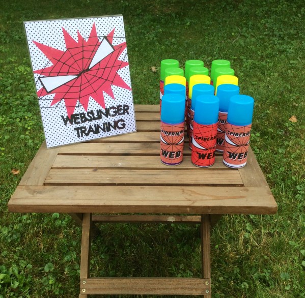 Avengers Birthday Party - Spiderman Web Game