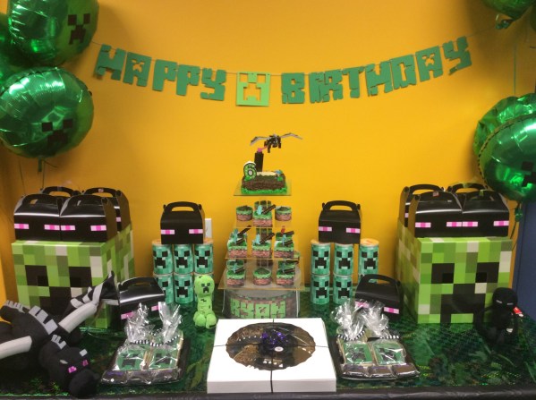 Inspiration Senses - Minecraft Birthday Party